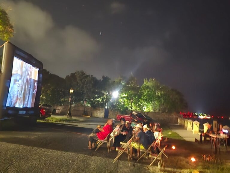 Frederiksted Health Care Hosts Sunset Movie Night for the Unhoused