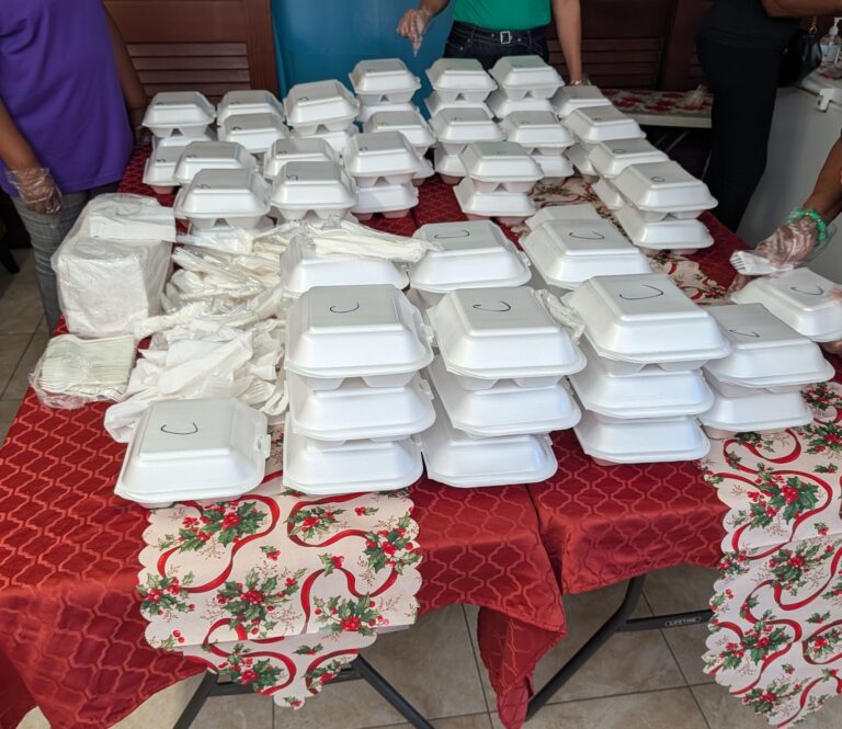 Community Partners Host Christmas Meal Distribution Event on St. Thomas