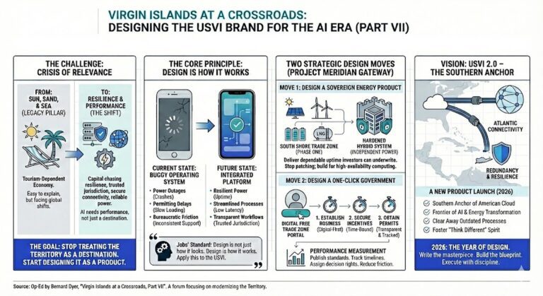 Op-Ed: Virgin Islands at a Crossroads, Part VII: Think Different: Designing the USVI Brand for the AI Era