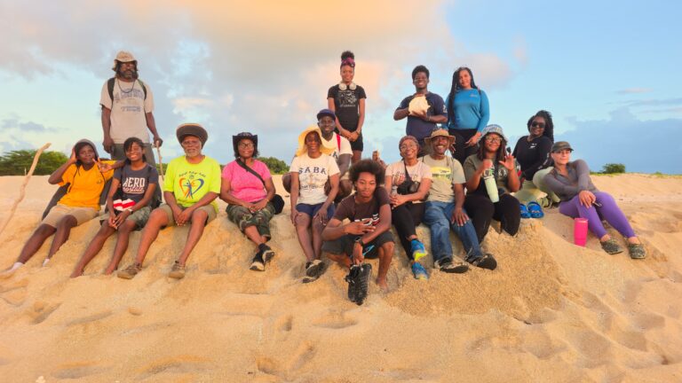 Everyone enjoyed Sandy Point, especially walking along the longest, most pristine beach in the Virgin Islands, located on the northern side of the refuge. (Photo by Bill Noel)