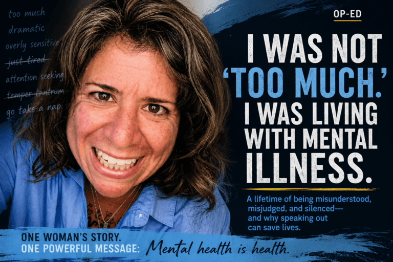 Op-Ed: The Cost of Being Misunderstood: Living With Mental Illness in Plain Sight