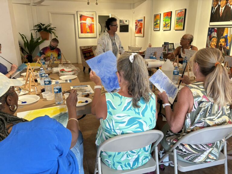 The Virgin Islands Breast Cancer Project hosts Summer Art Class Monday